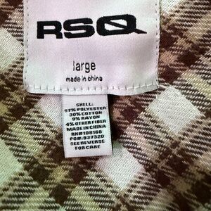 RSQ Checkered Shirt - Brown and White